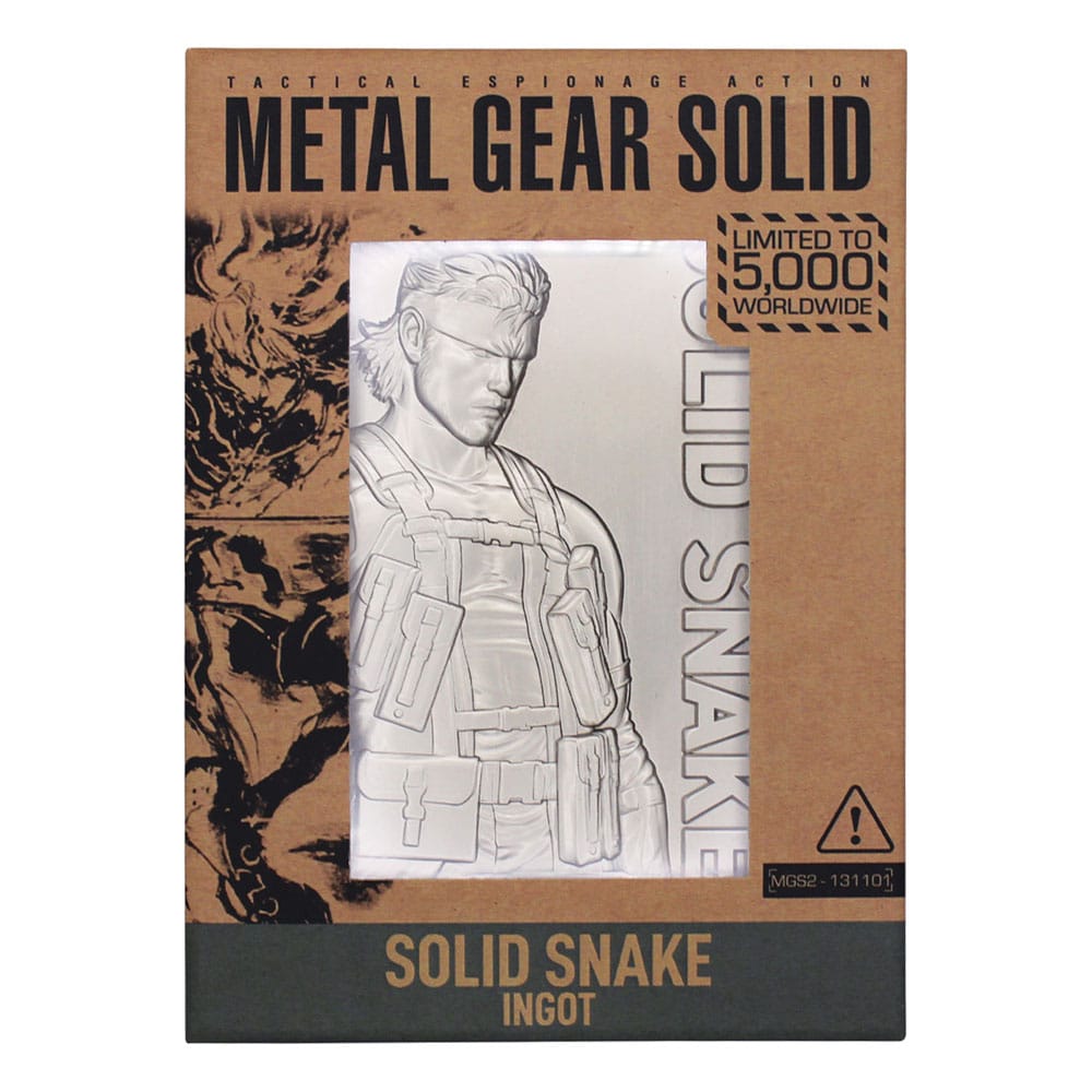 Metal Gear Solid 2 Metallbarren Snake Limited Edition 