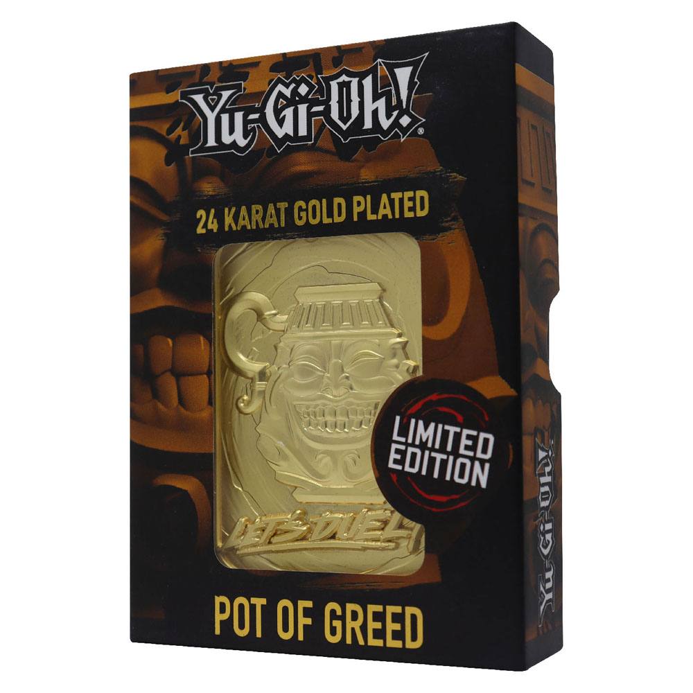 Yu-Gi-Oh! Replik Karte Pot of Greed (vergoldet) 