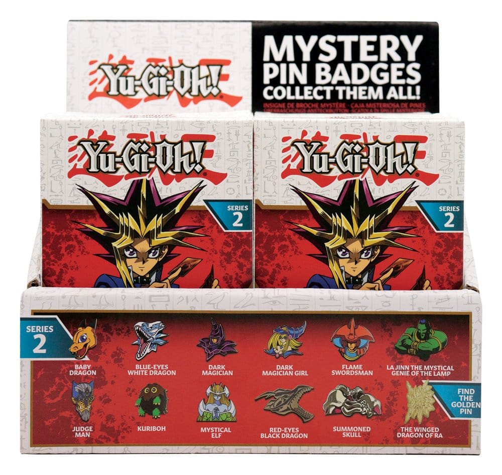 Yu-Gi-Oh! Mystery Ansteck-Pins Volume 2 Blind Box Display (12)