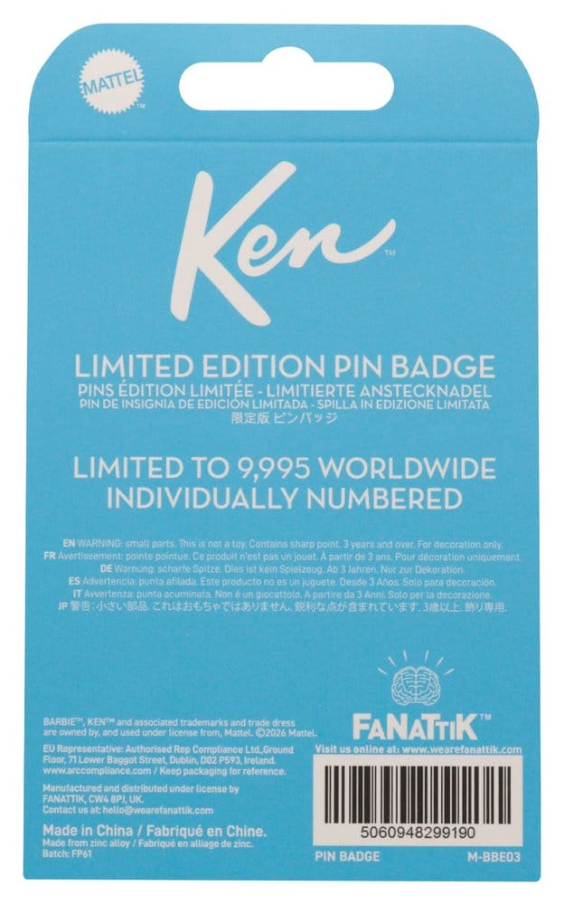 Barbie Ansteck-Pin Ken Limited Edition