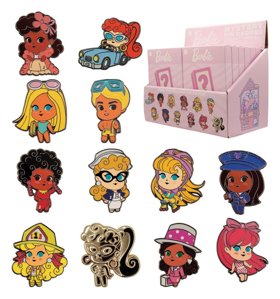 Barbie Mystery Ansteck-Pins Blind Box Display (12)