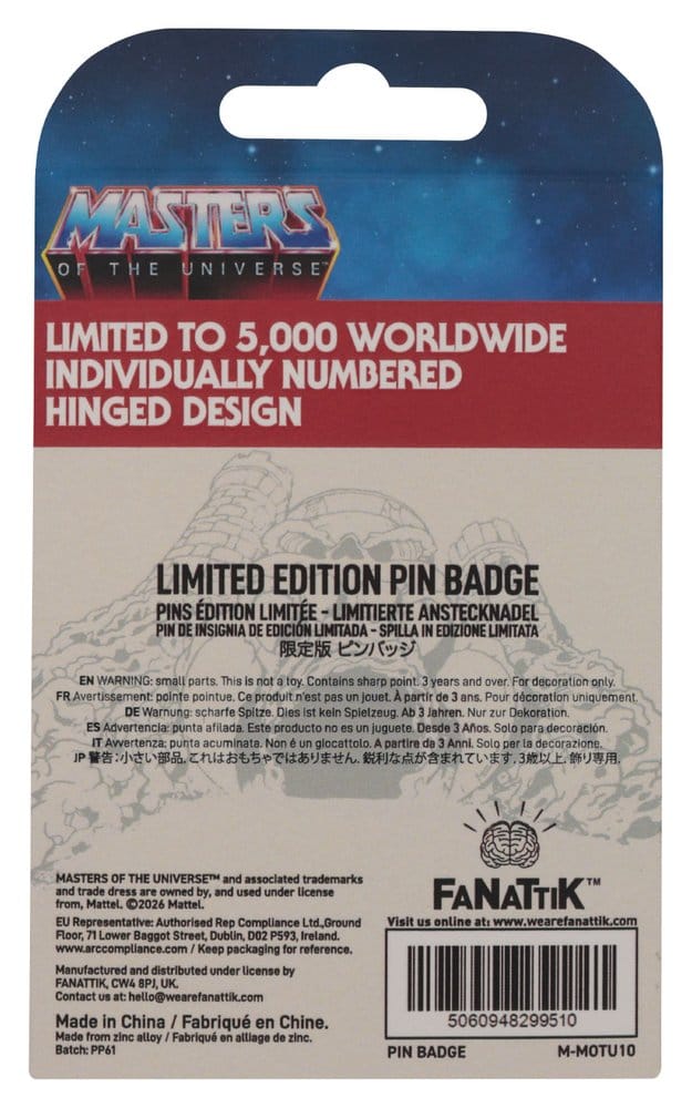 Masters of the Universe Ansteck-Pin Hinged Castle Grayskull Limited Edition
