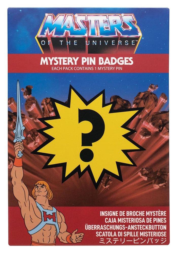 Masters of the Universe Mystery Ansteck-Pins Blind Box Display (12)