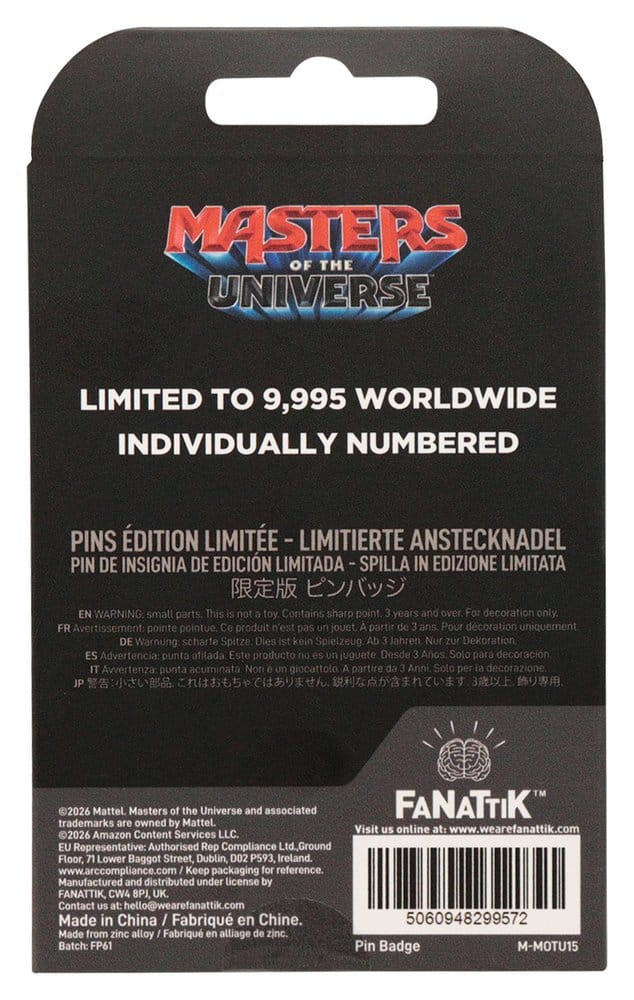 Masters of the Universe 2026 Ansteck-Pin He-Man Limited Edition