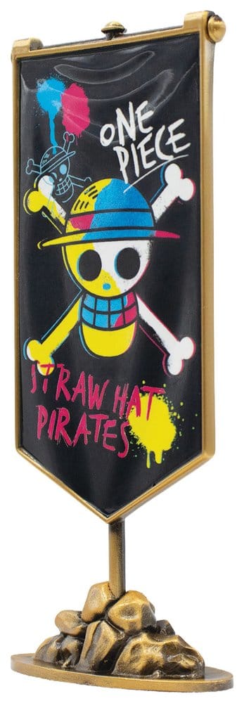 One Piece Replik Strohhutpiraten Metallbanner 11 x 6 cm