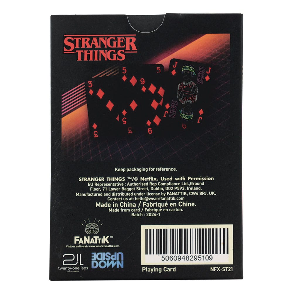 Stranger Things Spielkarten Display (12)   