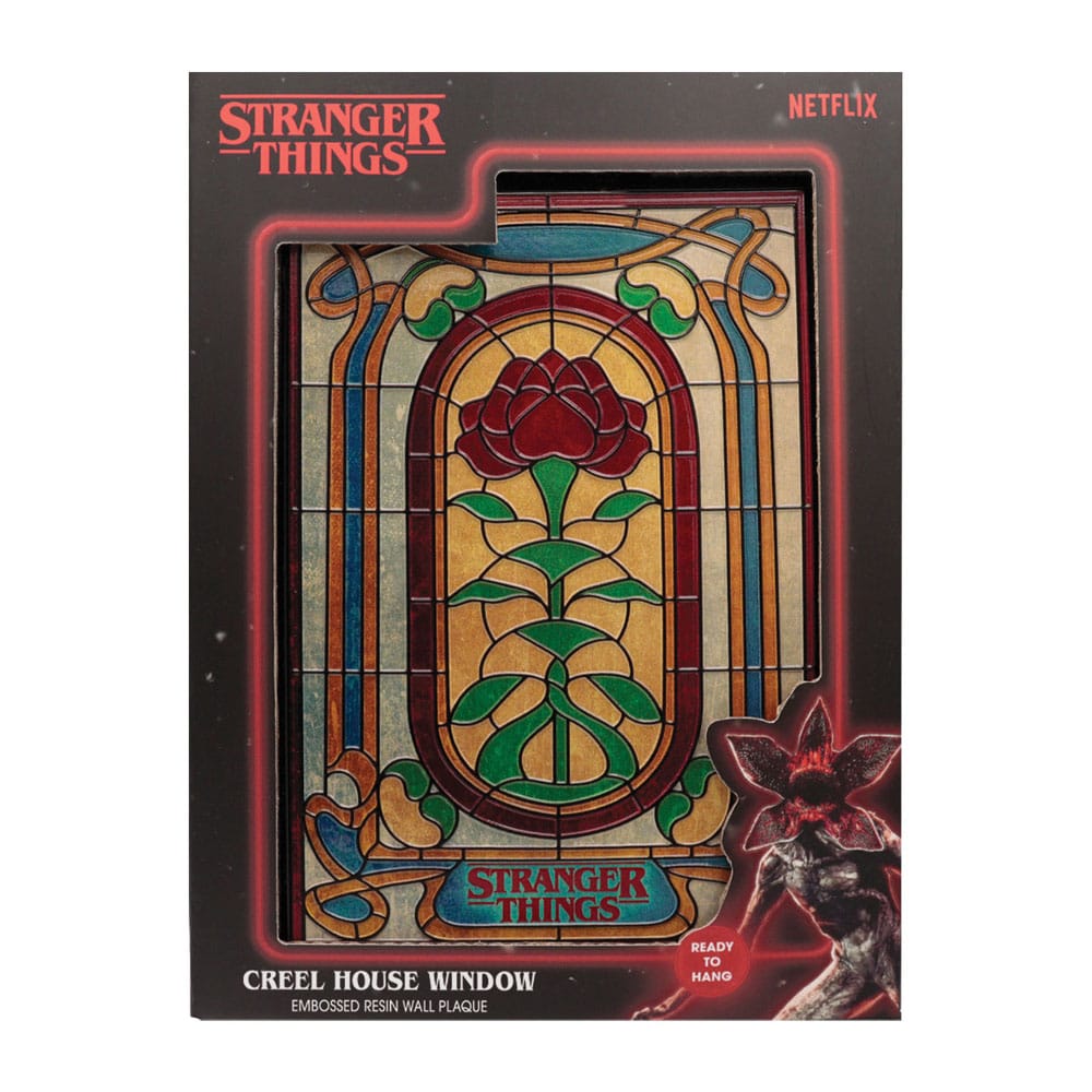 Stranger Things Resinschild Creel House Stained Glass Window