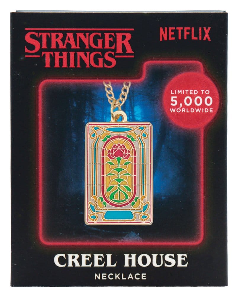 Stranger Things Halskette Creel House Window Limited Edition 3 x 2 cm