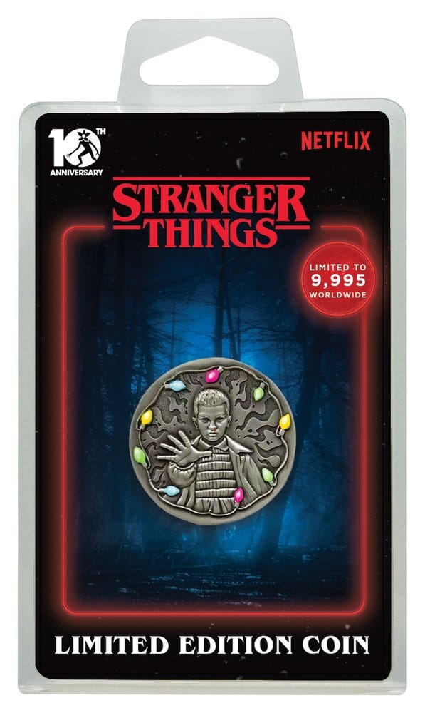 Stranger Things Sammelmünze 10th Anniversary Eleven Limited Edition