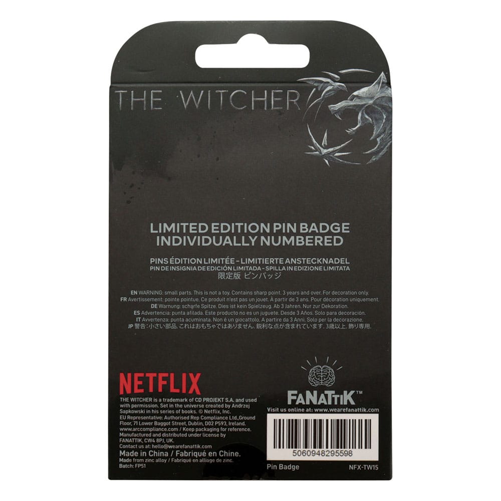 The Witcher Ansteck-Pin Witcher Symbol Limited Edition  