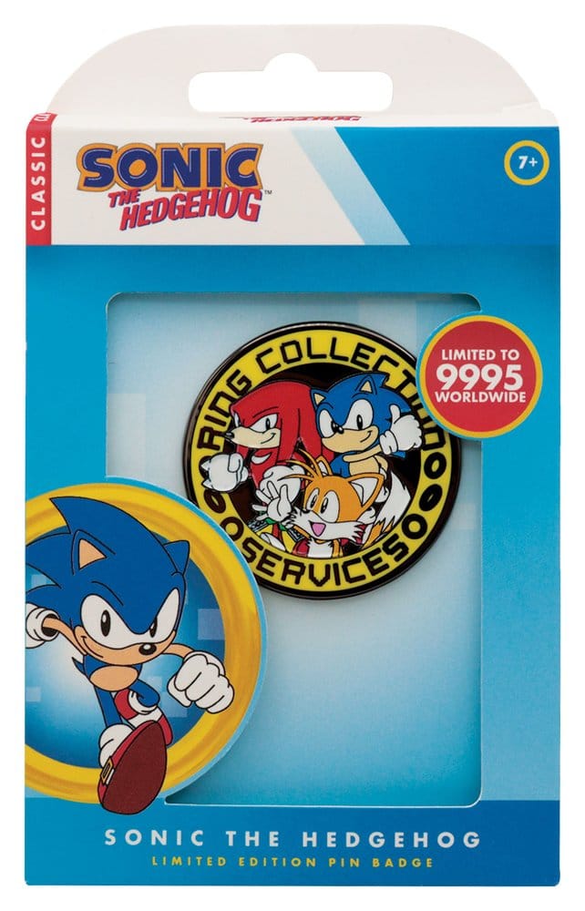 Sonic - The Hedgehog Ansteck-Pin Sonic, Tails, Knuckles Limited Edition          