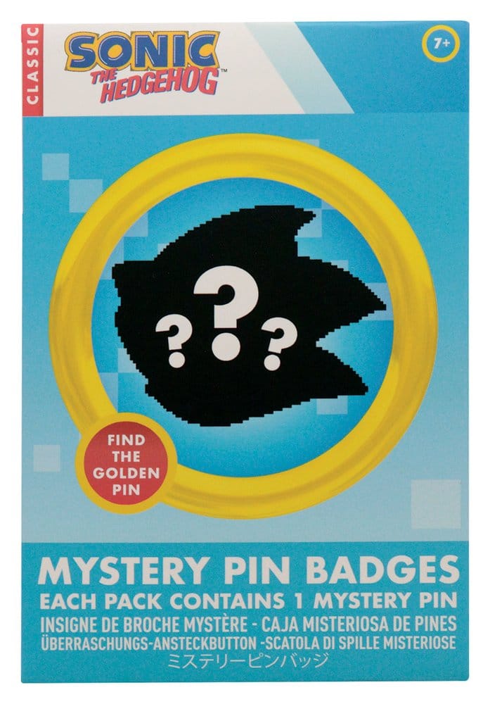 Sonic The Hedgehog Mystery Ansteck-Pins Blind Box Display (12)