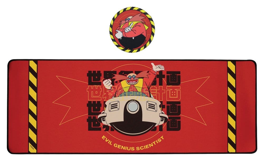 Sonic - The Hedgehog Schreibtischunterlage & Untersetzer Dr. Eggman  