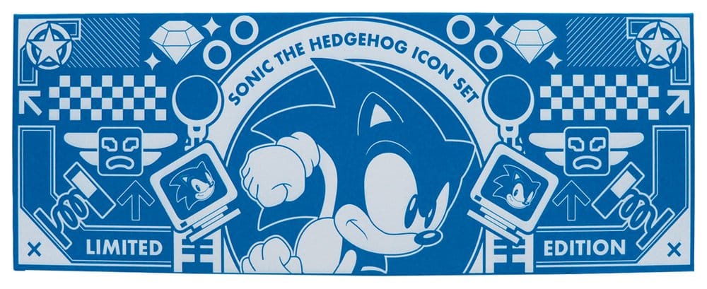 Sonic the Hedgehog Replik Commemorative Icons Set Limited Edition 10 x 28 x 4 cm
