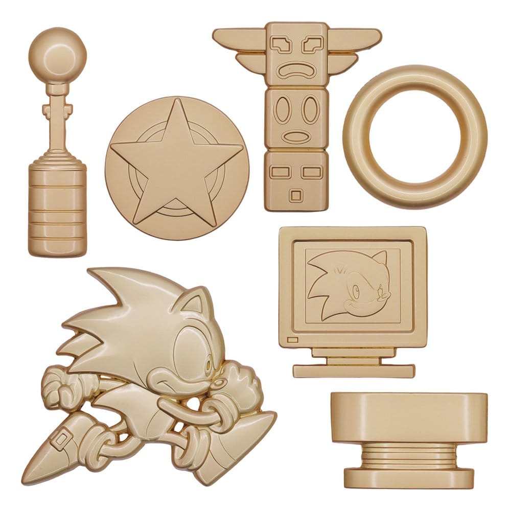 Sonic the Hedgehog Replik Commemorative Icons Set Limited Edition 10 x 28 x 4 cm
