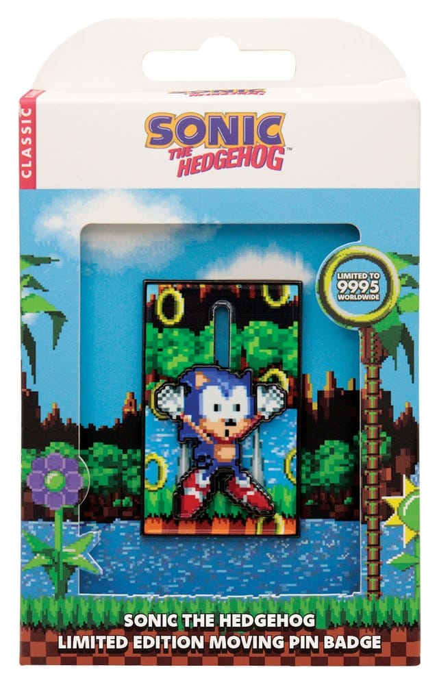Sonic The Hedgehog Ansteck-Pin Moving