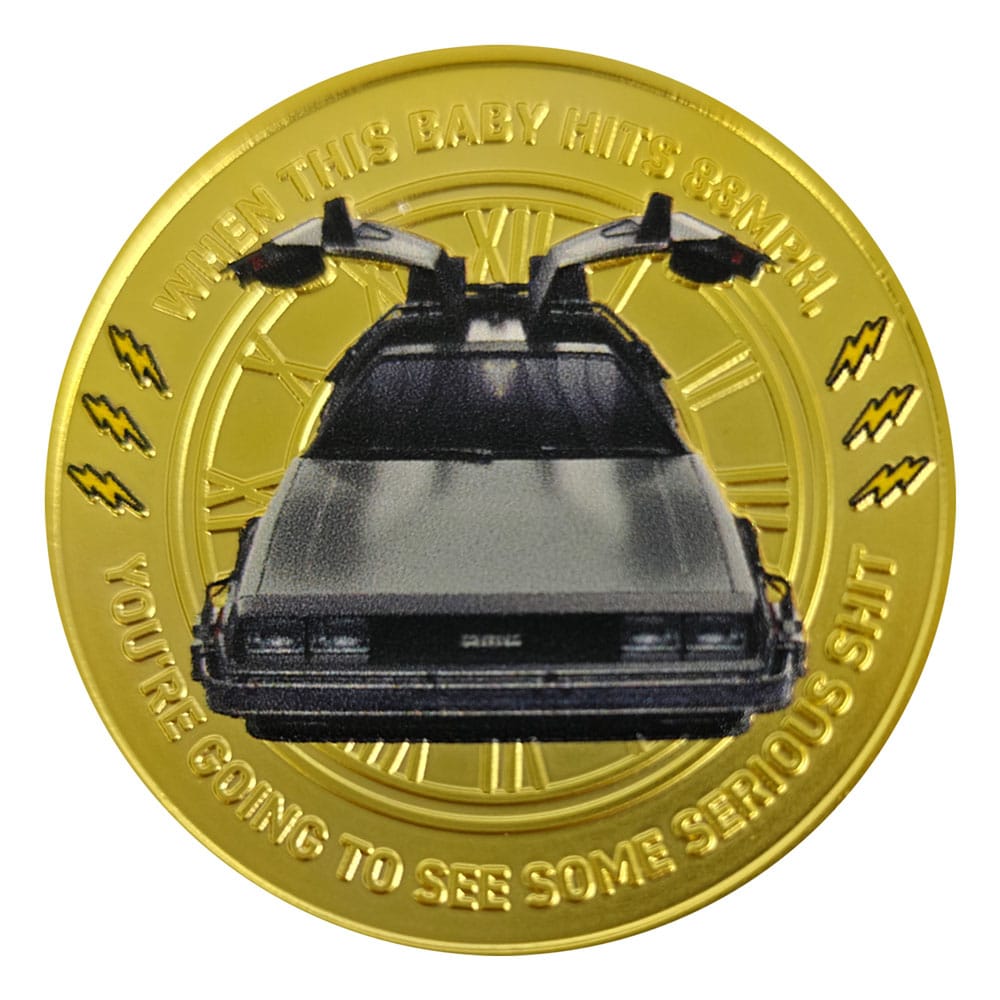 Zurück in die Zukunft Sammelmünze 40th Anniversary Limited Edition            