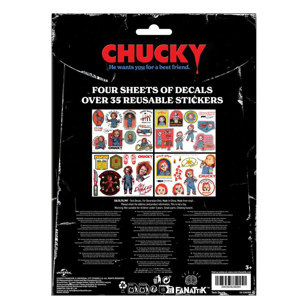 Chucky Tech Sticker Pack         