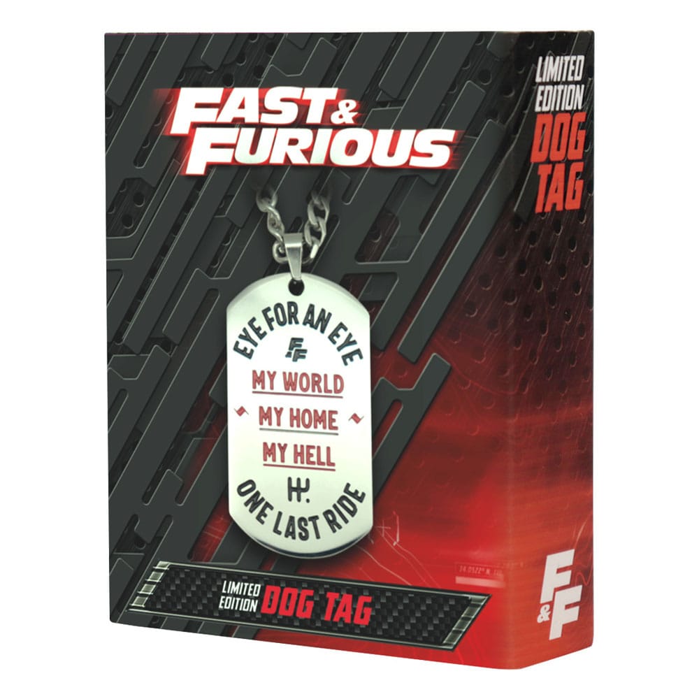 Fast & Furious Erkennungsmarken mit Kette 