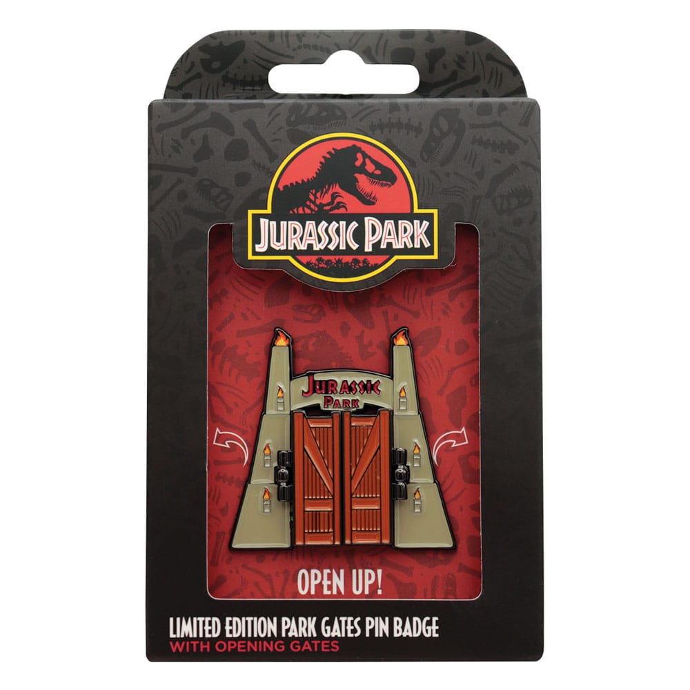 Jurassic Park Ansteck-Pin Gates Hinged