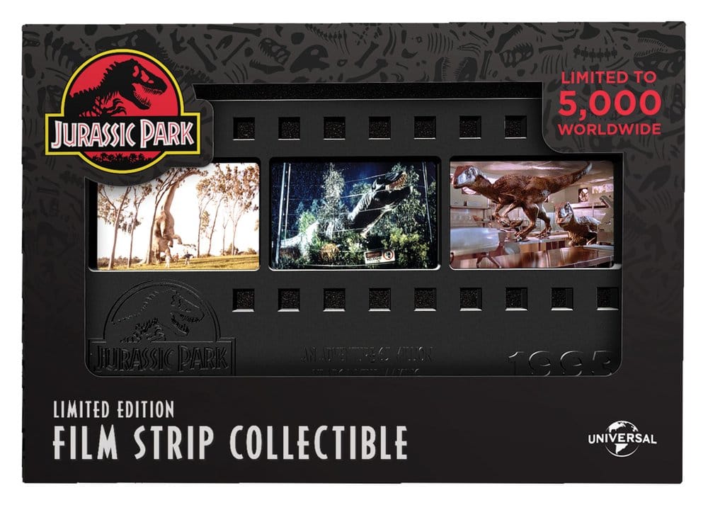 Jurassic Park Metallbarren Metal Film Strip Collectible 12 cm