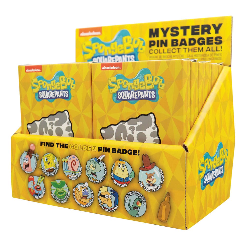 SpongeBob Schwammkopf Ansteck-Pins Display Mystery Pin Badge (12)    