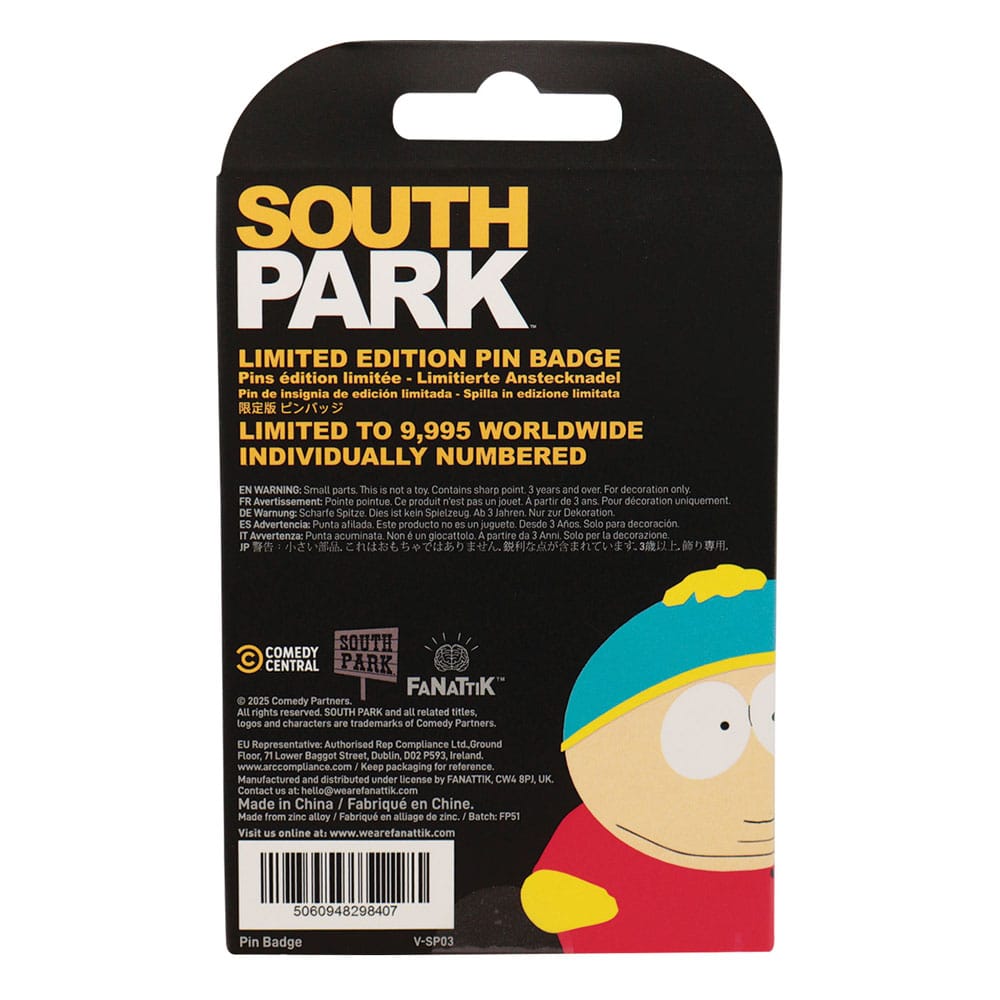 South Park Ansteck-Pin Cartman Police Limited Edition        