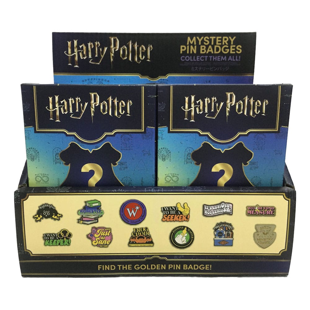 Harry Potter Ansteck-Pins Mystery Pin Badge Display (12)    