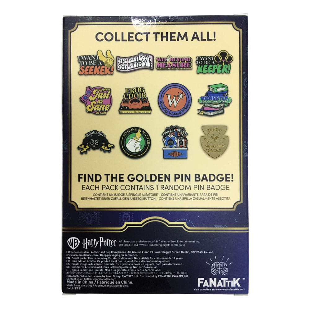 Harry Potter Ansteck-Pins Mystery Pin Badge Display (12)    