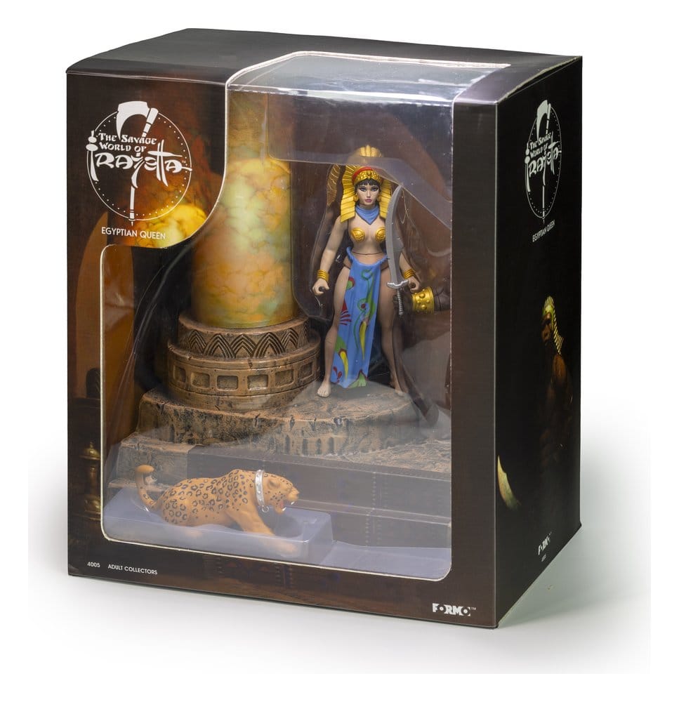 The Savage World of Frazetta Actionfiguren-Set Egyptian Queen & The Guard (Museum Edition) 14 cm