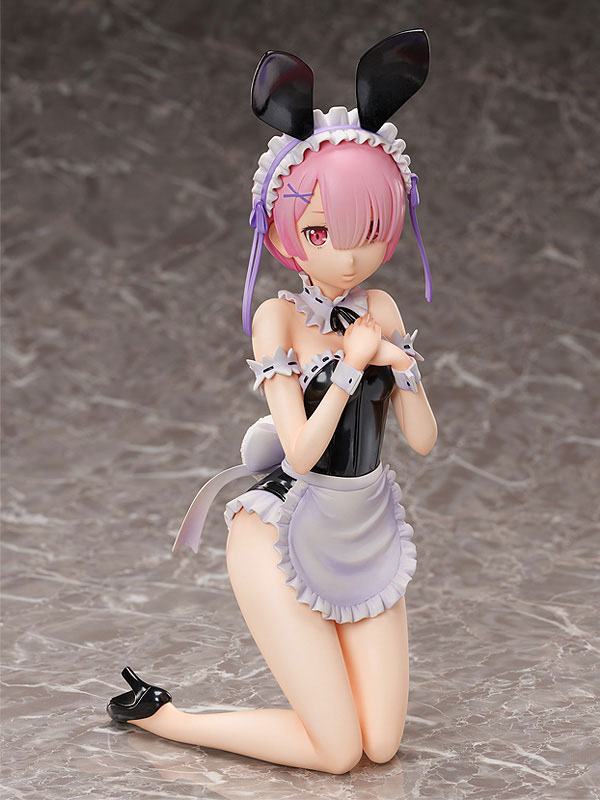 Re:ZERO -Starting Life in Another World- PVC Statue 1/4 Ram Bare Leg Bunny Versionen 30 cm