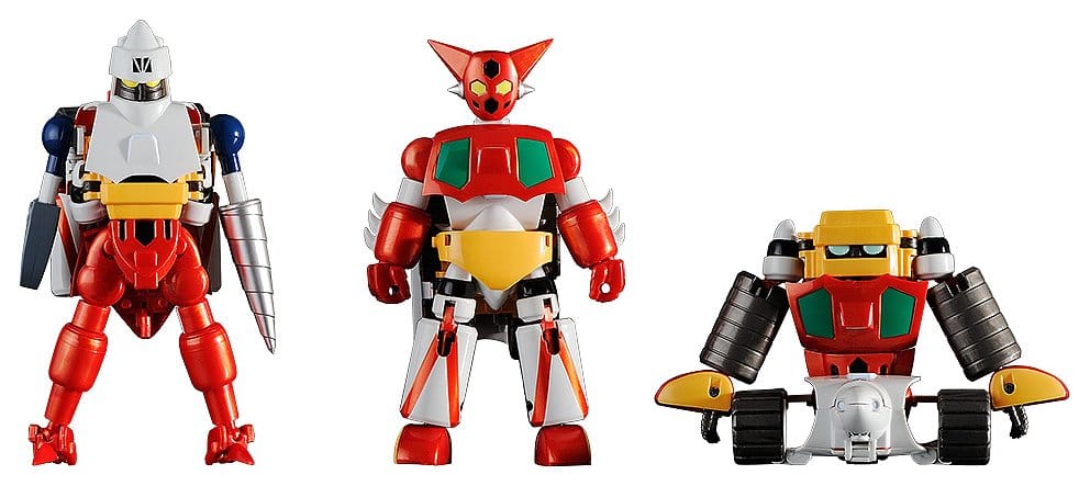 Getter Robo Actionfiguren 3er-Set Dynamic Change Getter Robo 12 cm 