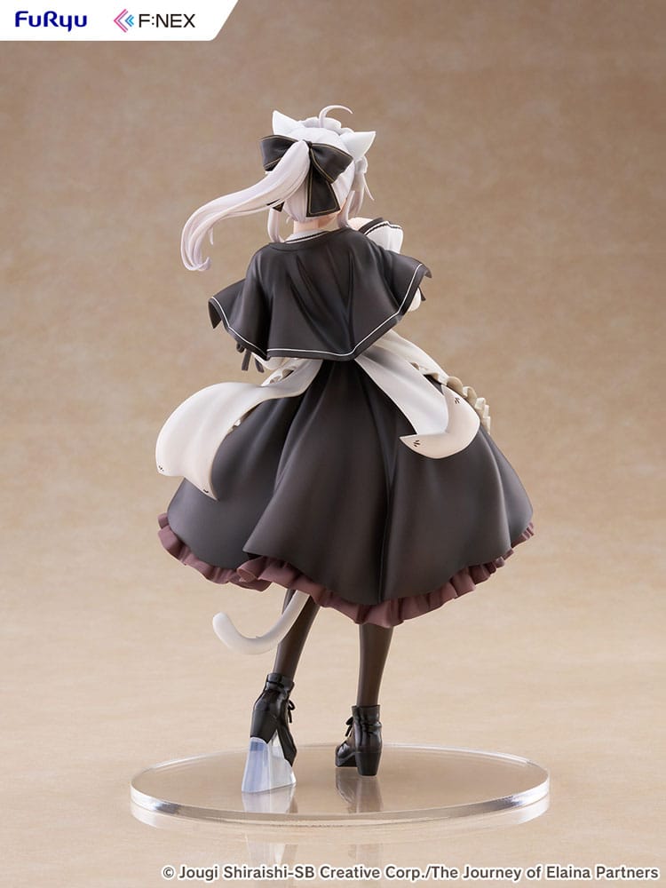 Wandering Witch: The Journey of Elaina F:NEX PVC Statue 1/7 Elaina Maid costume with cat ears Ver. 24 cm  