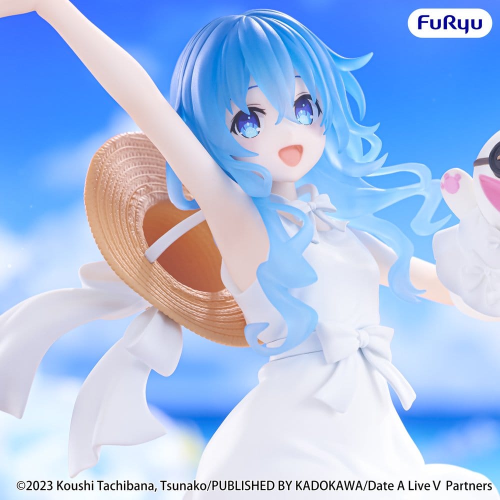 Date A Live V Summer Dress PVC Figur Yoshino 21 cm