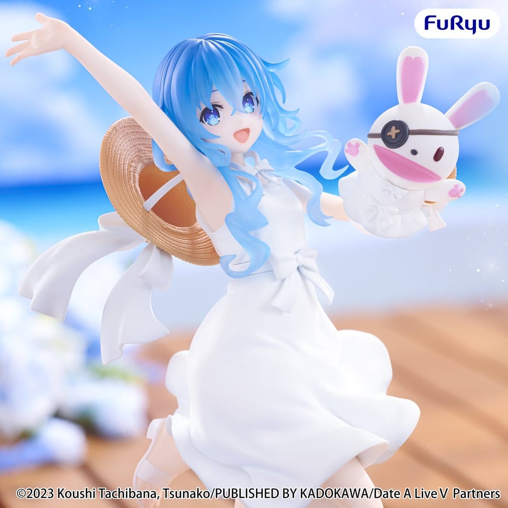 Date A Live V Summer Dress PVC Figur Yoshino 21 cm