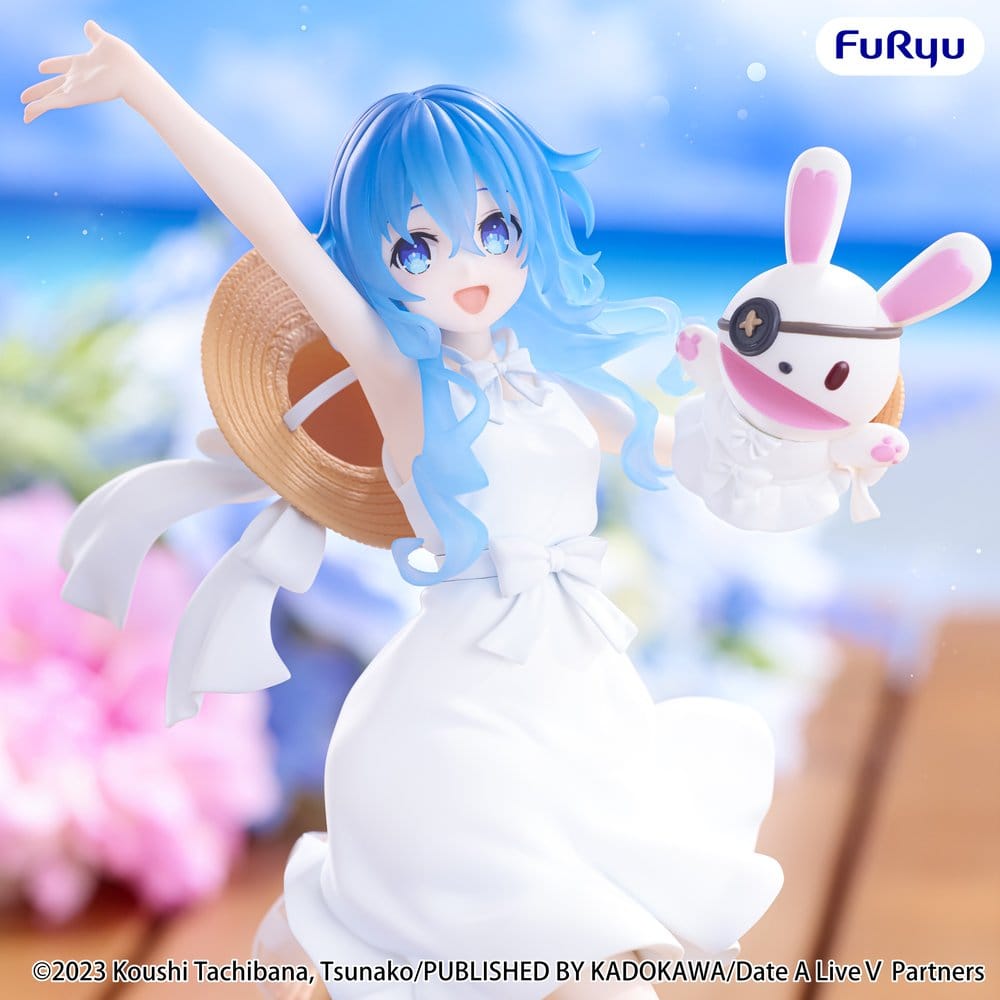 Date A Live V Summer Dress PVC Figur Yoshino 21 cm