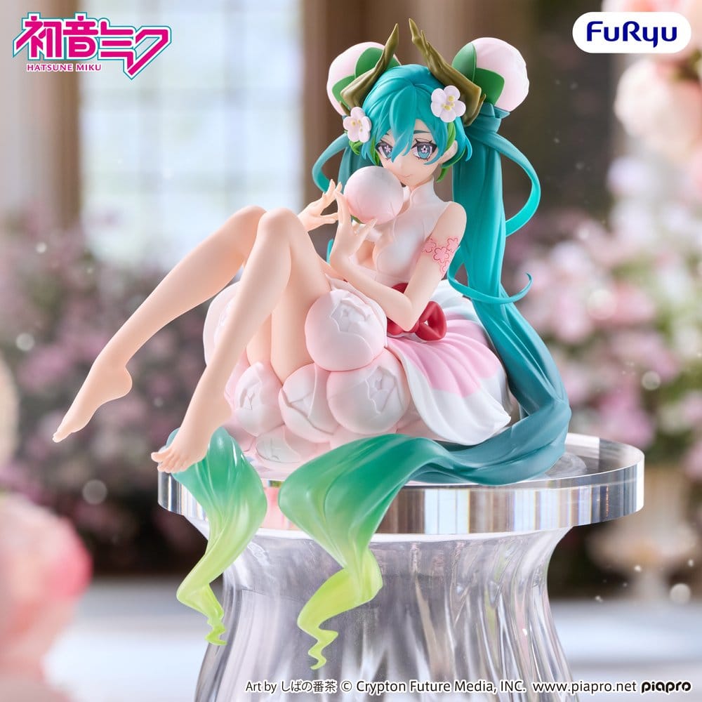 Hatsune Miku Noodle Stopper PVC Figur Flower Fairy White Plum Blossom 13 cm