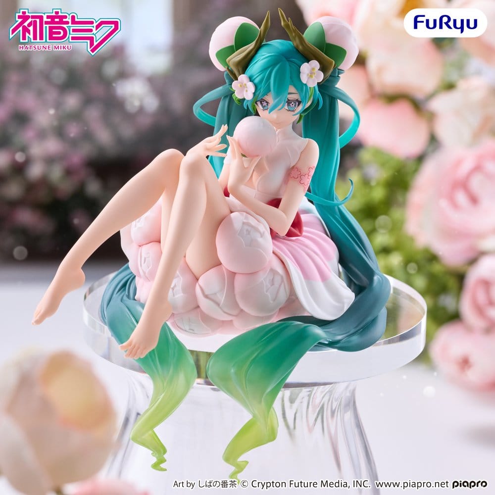 Hatsune Miku Noodle Stopper PVC Figur Flower Fairy White Plum Blossom 13 cm
