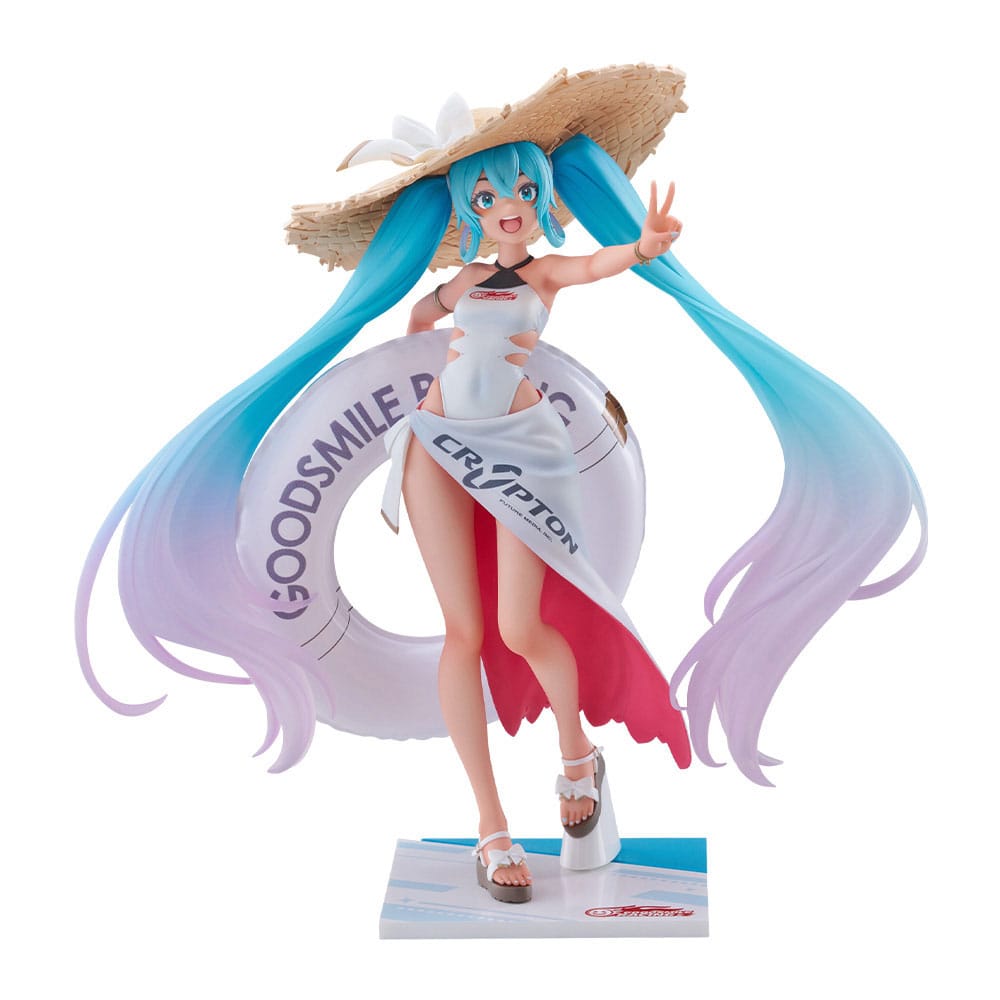 Hatsune Miku GT Project Tenitol PVC Statue Racing Miku 2024: Tropical Ver. 21 cm   