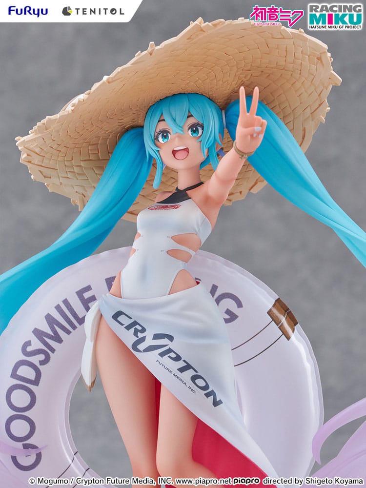 Hatsune Miku GT Project Tenitol PVC Statue Racing Miku 2024: Tropical Ver. 21 cm   
