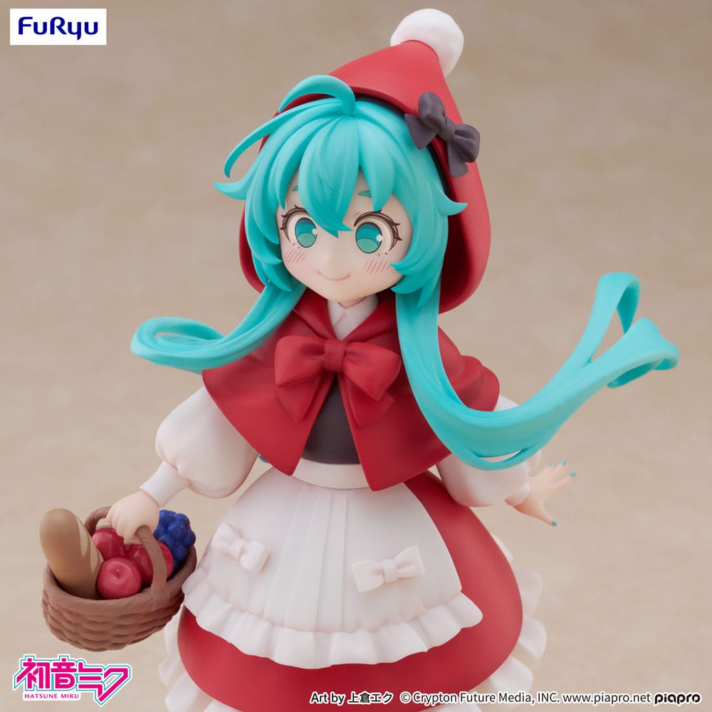 Hatsune Miku Desktop Fairy PVC Statue Hatsune Miku Little red riding hood Ver. 16 cm   
