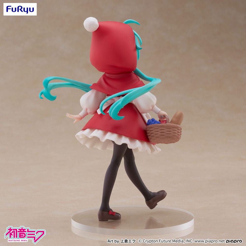 Hatsune Miku Desktop Fairy PVC Statue Hatsune Miku Little red riding hood Ver. 16 cm   