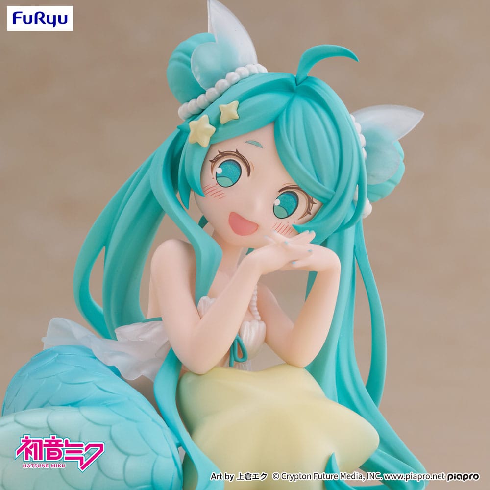 Hatsune Miku Desktop Fairy PVC Statue Hatsune Miku Mermaid princess Ver. 9 cm    