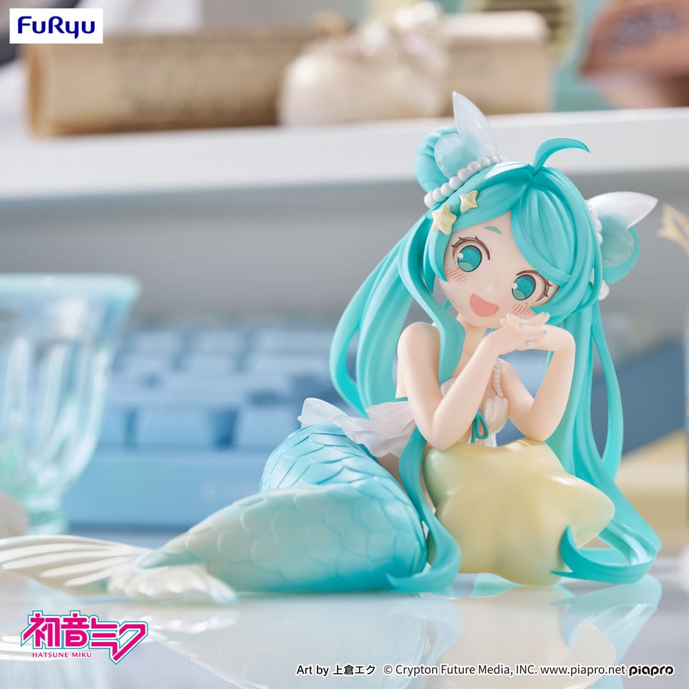 Hatsune Miku Desktop Fairy PVC Statue Hatsune Miku Mermaid princess Ver. 9 cm    