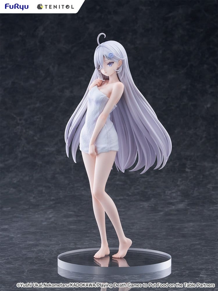 Playing Death Games to Put Food on the Table Light Novel PVC Statue Yuki Golden Bath Ver. 30 cm