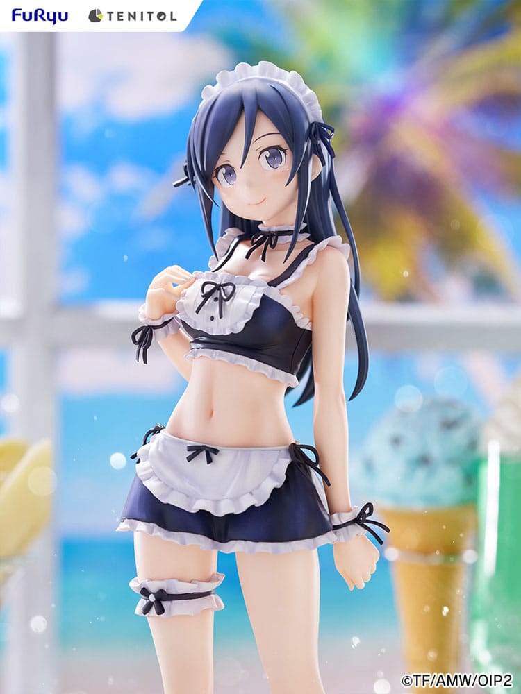Ore no Imouto ga Konna ni Kawaii Wake ga Nai. Tenitol Tall PVC Statue Aragaki Ayase swimsuits maid Ver. 30 cm 