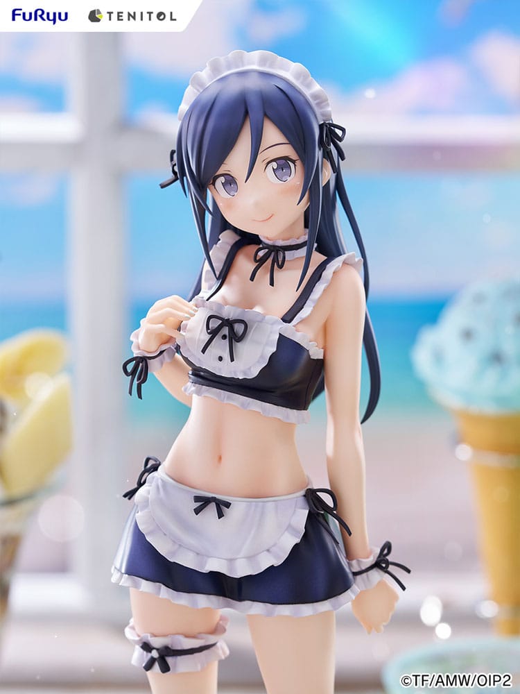 Ore no Imouto ga Konna ni Kawaii Wake ga Nai. Tenitol Tall PVC Statue Aragaki Ayase swimsuits maid Ver. 30 cm 