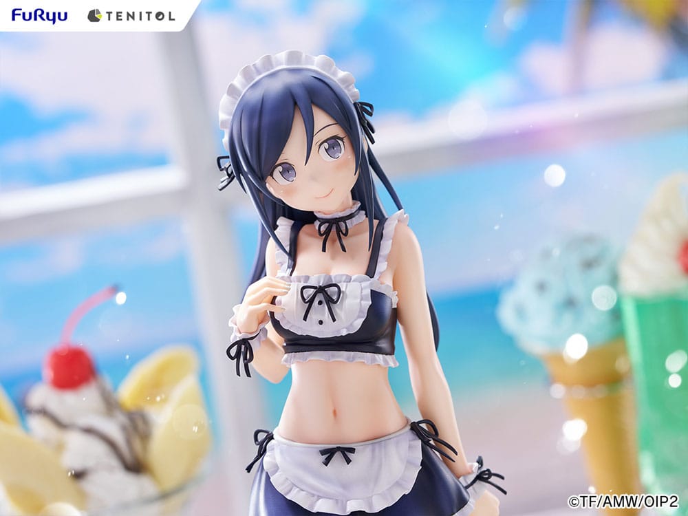 Ore no Imouto ga Konna ni Kawaii Wake ga Nai. Tenitol Tall PVC Statue Aragaki Ayase swimsuits maid Ver. 30 cm 