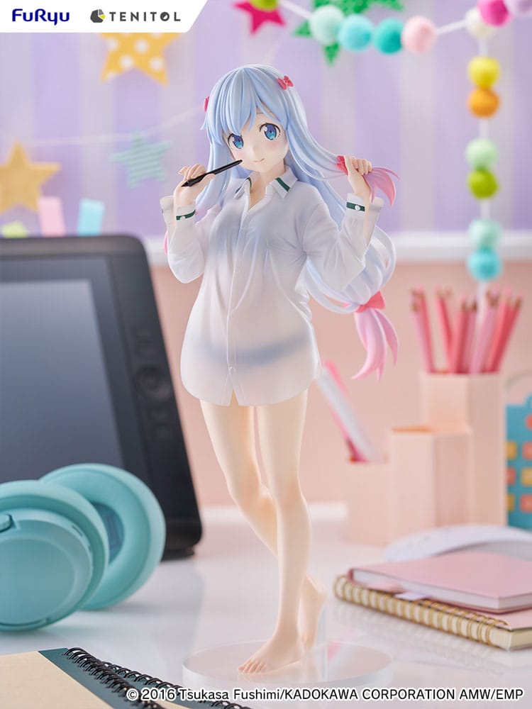 Eromanga Sensei Tenitol Tall PVC Statue Sagiri Izumi Shirts Ver. 30 cm  
