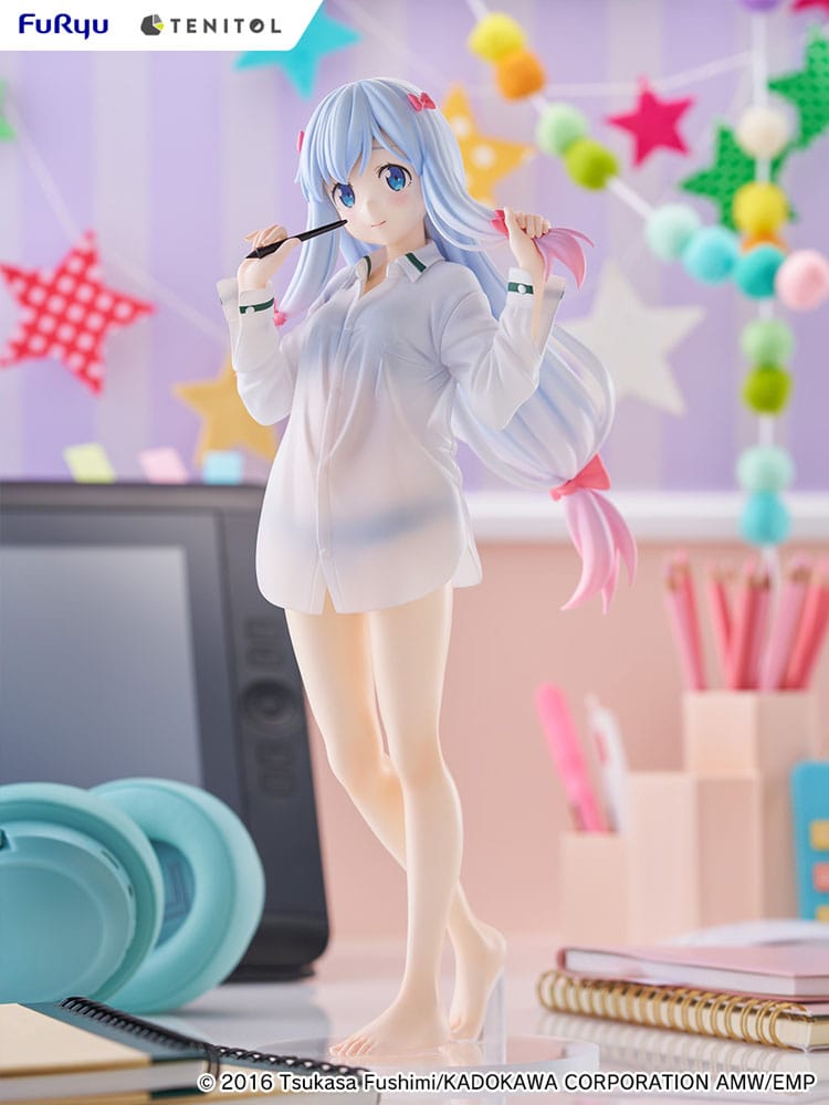 Eromanga Sensei Tenitol Tall PVC Statue Sagiri Izumi Shirts Ver. 30 cm  